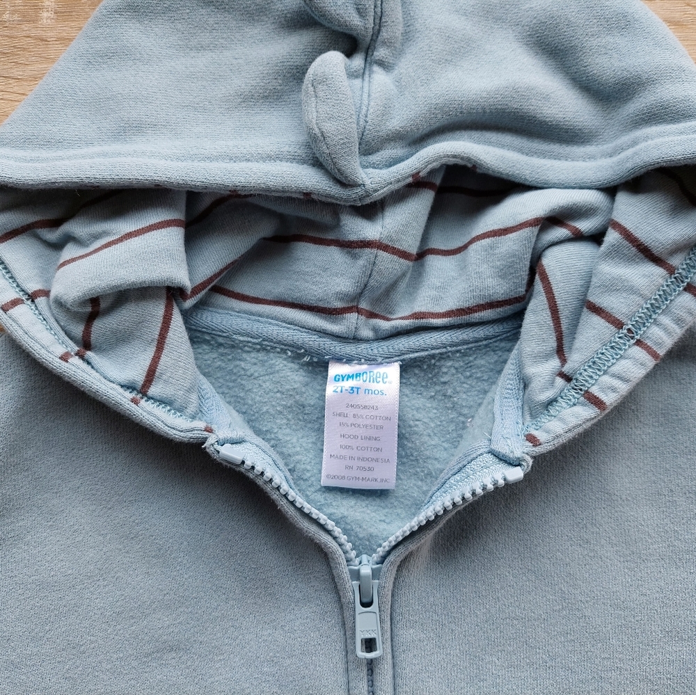 Rwar!!! Gymboree dinosaur hoodie 2T-3T - Picture 5 of 12